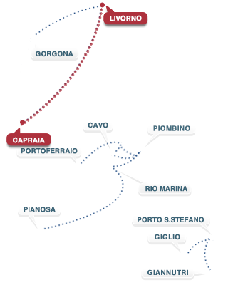 Tratta Livorno – Capraia – Livorno Tratta Livorno – Capraia – Livorno